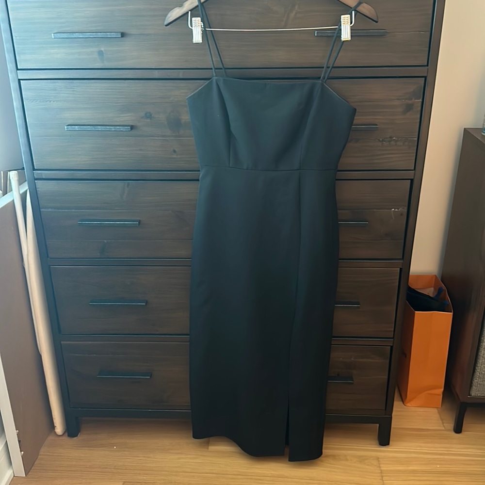 Black Zara Midi Dress